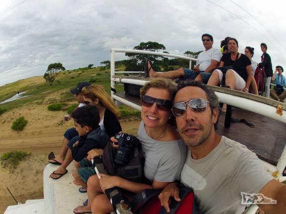 1000dias no caminhão em direção a Cabo Polonio, no litoral do Uruguai
